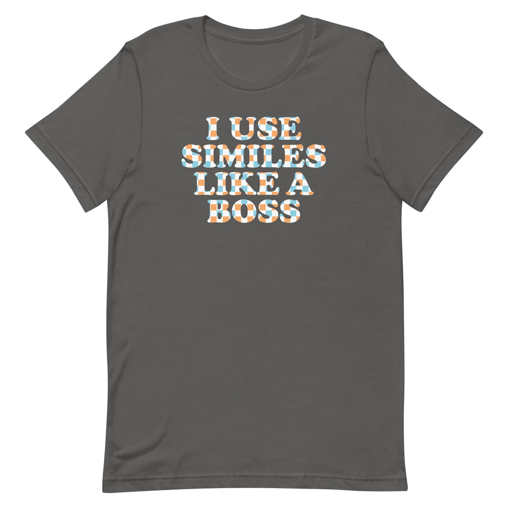I Use Similes Like A Boss Men's Signature Tee product image 6