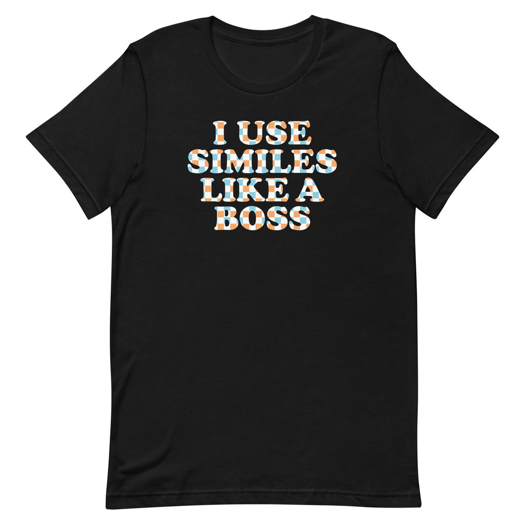 I Use Similes Like A Boss Men's Signature Tee product image 1
