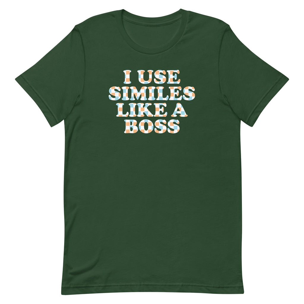 I Use Similes Like A Boss Men's Signature Tee product image 4