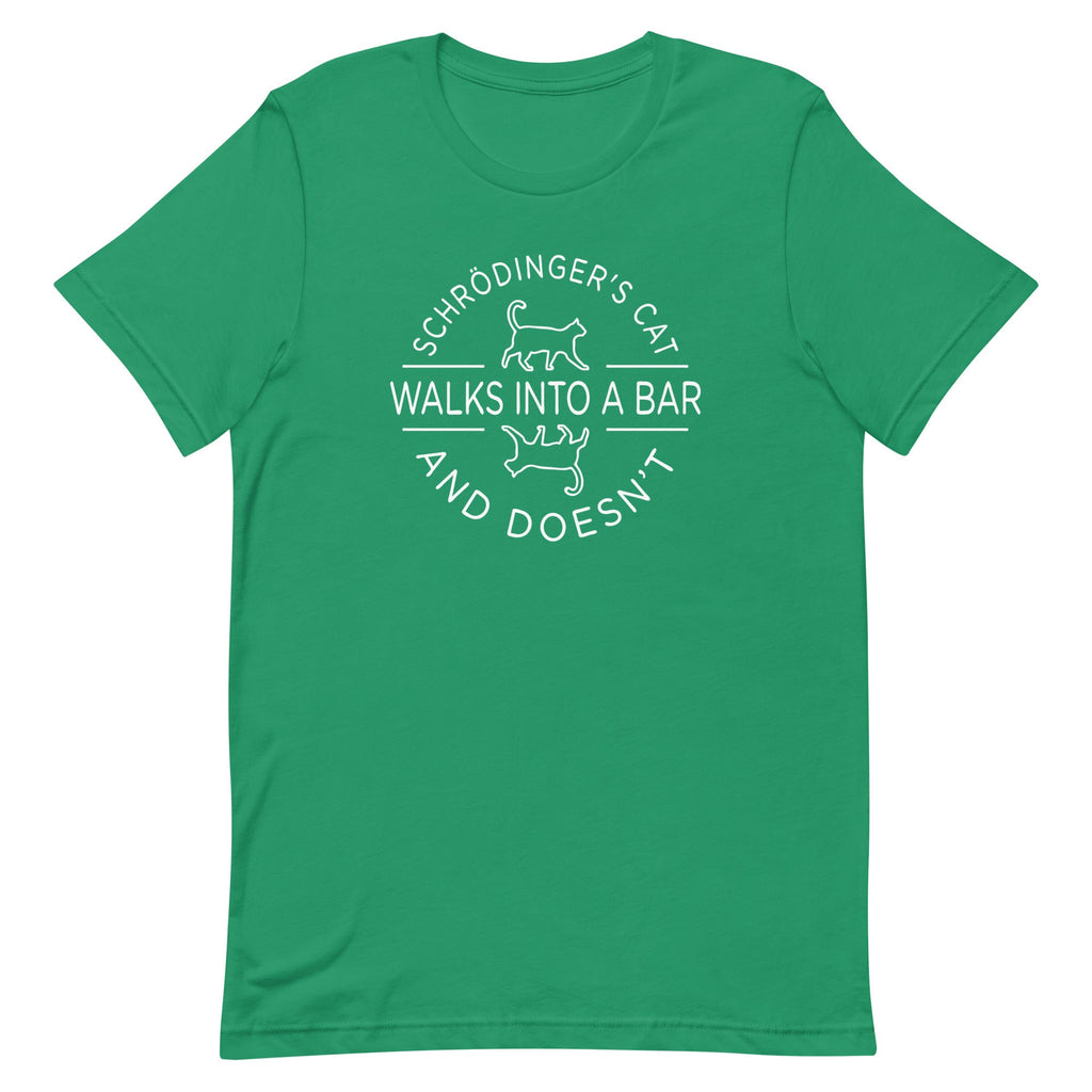 Schrodinger's Cat Walks Into A Bar Men's Signature Tee product image 6