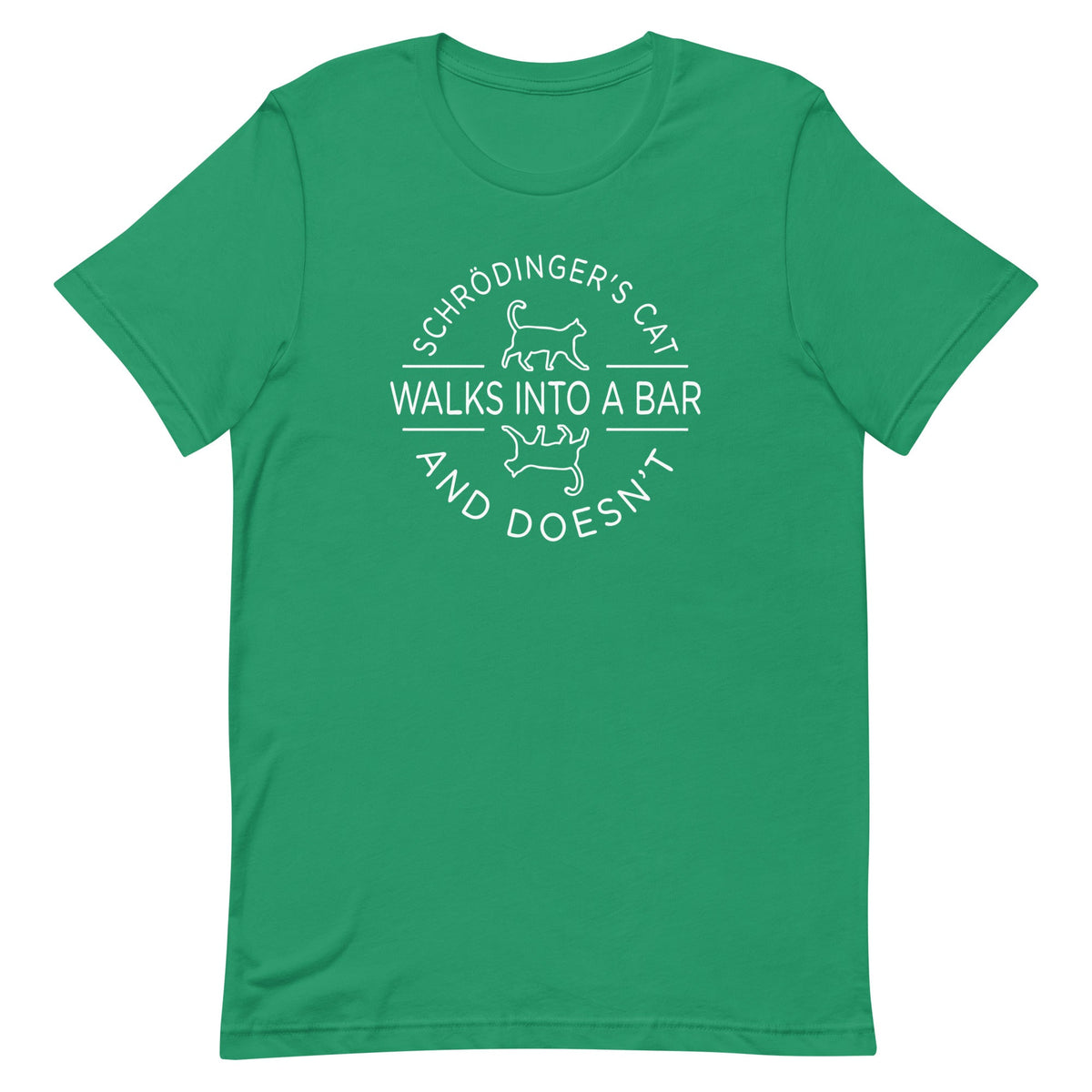 Schrodinger's Cat Walks Into A Bar Men's Signature Tee product image 6