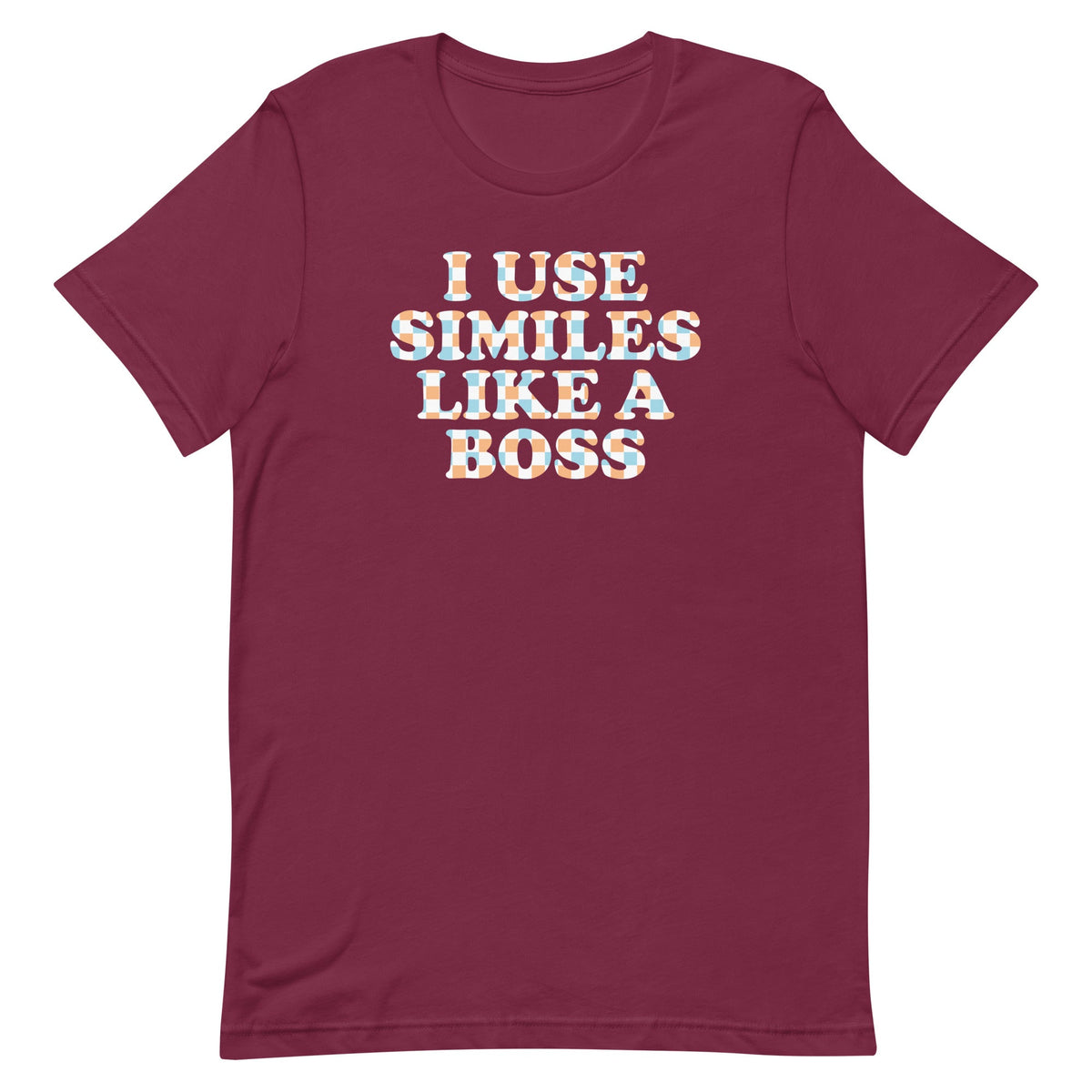 I Use Similes Like A Boss Men's Signature Tee product image 3