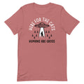 Here For The Cats, Humans Are Gross Men's Signature Tee product image 1