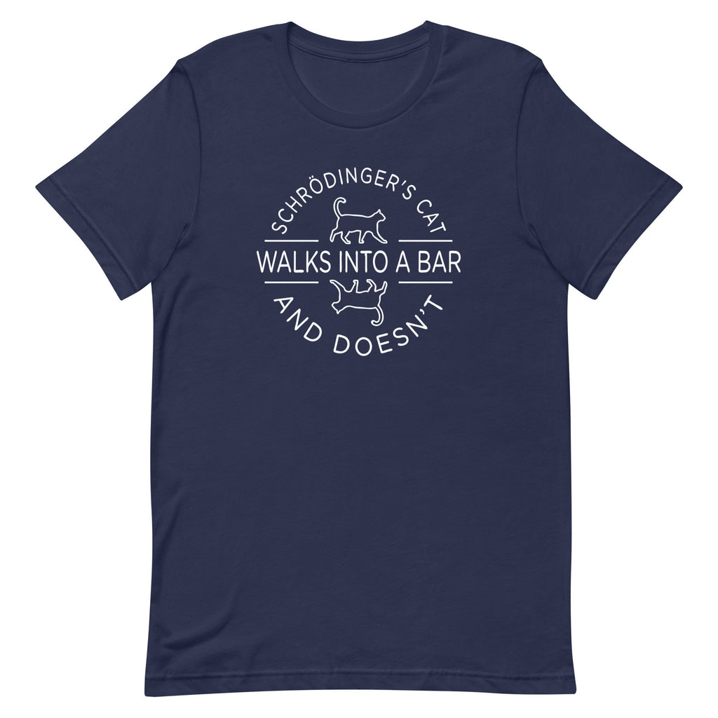 Schrodinger's Cat Walks Into A Bar Men's Signature Tee product image 2