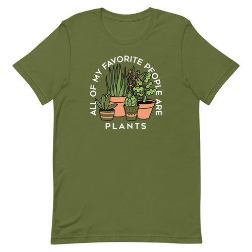 All Of My Favorite People Are Plants Men's Signature Tee product image 2