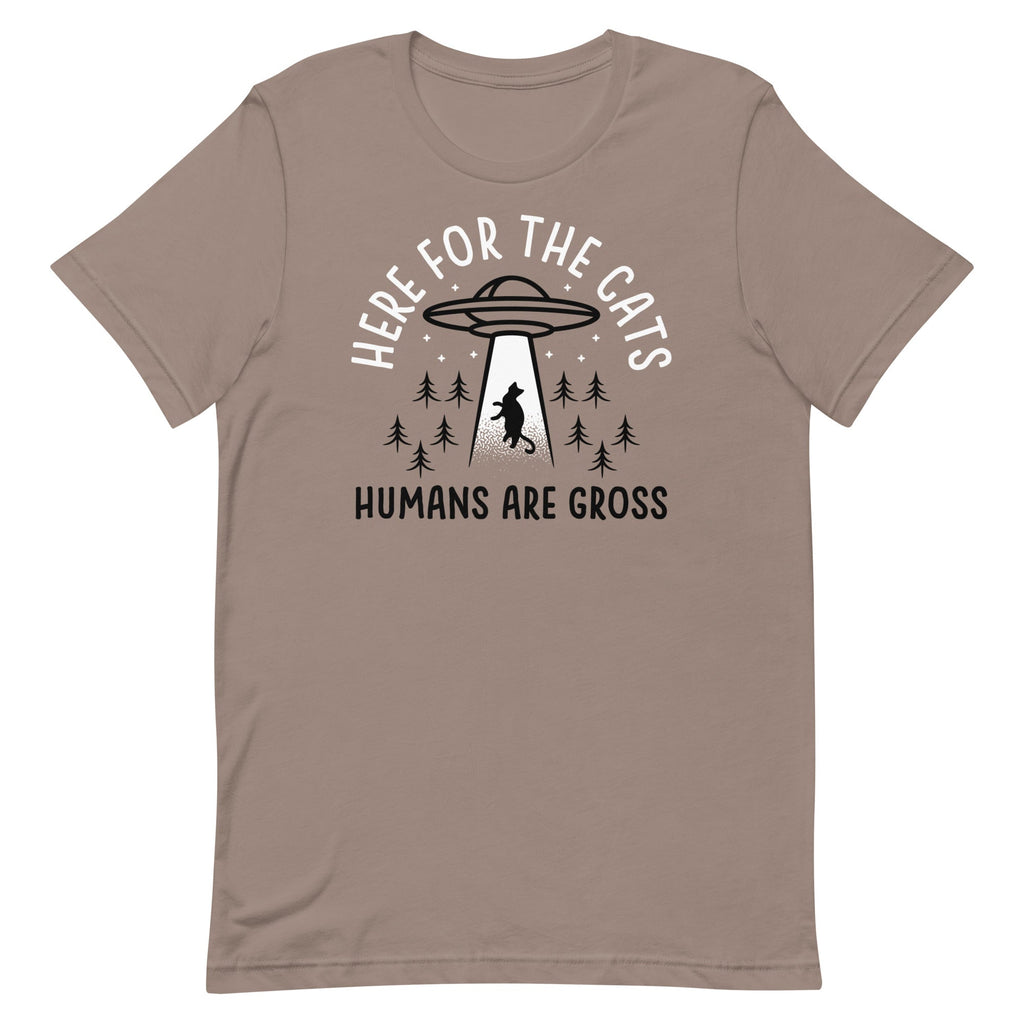 Here For The Cats, Humans Are Gross Men's Signature Tee product image 3