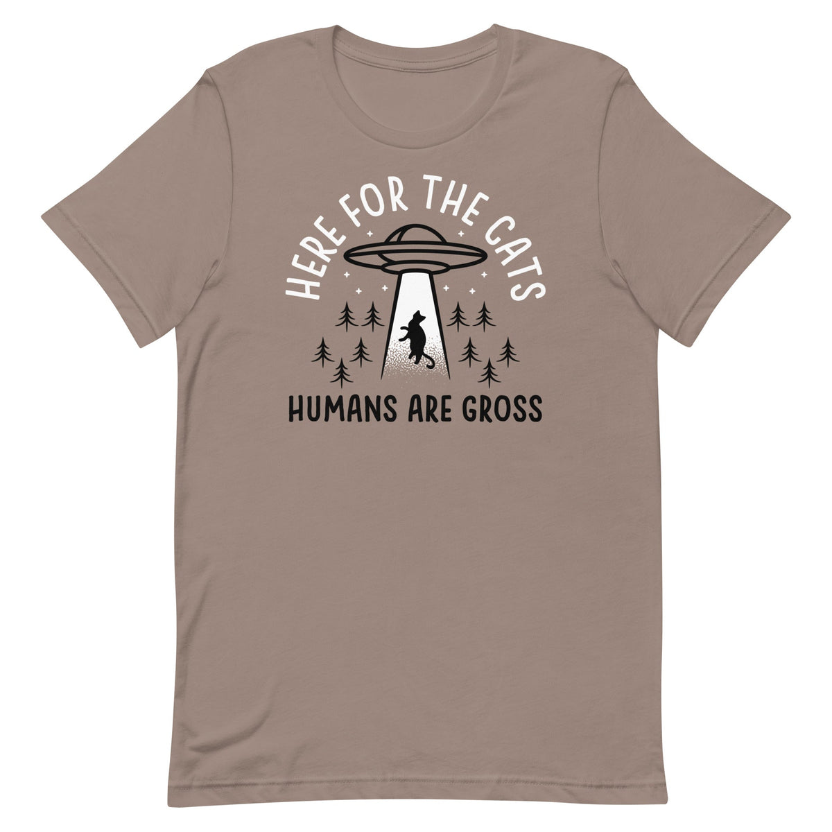 Here For The Cats, Humans Are Gross Men's Signature Tee product image 3