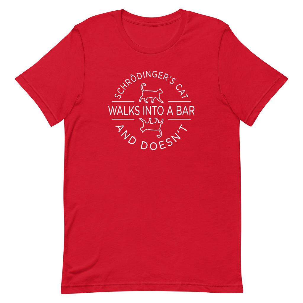 Schrodinger's Cat Walks Into A Bar Men's Signature Tee product image 3
