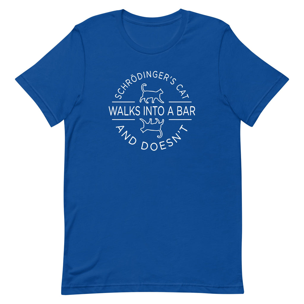 Schrodinger's Cat Walks Into A Bar Men's Signature Tee product image 1