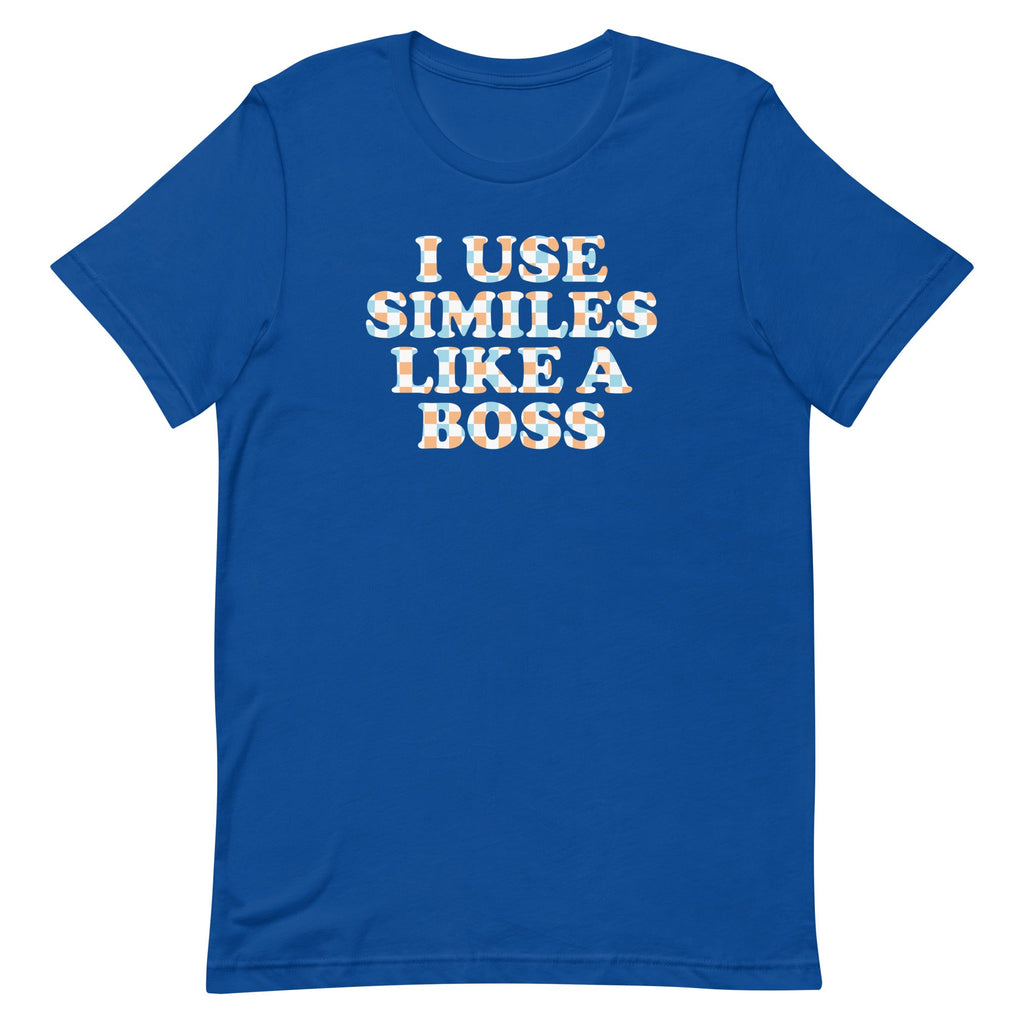 I Use Similes Like A Boss Men's Signature Tee product image 5