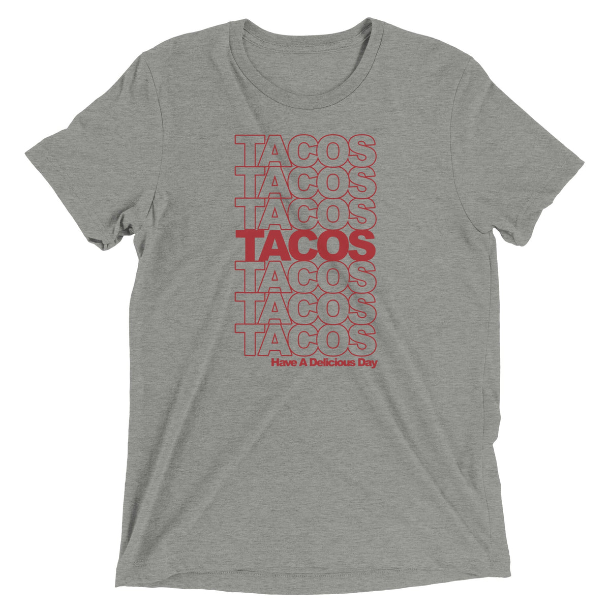 Tacos Men's Tri-Blend Tee product image 1