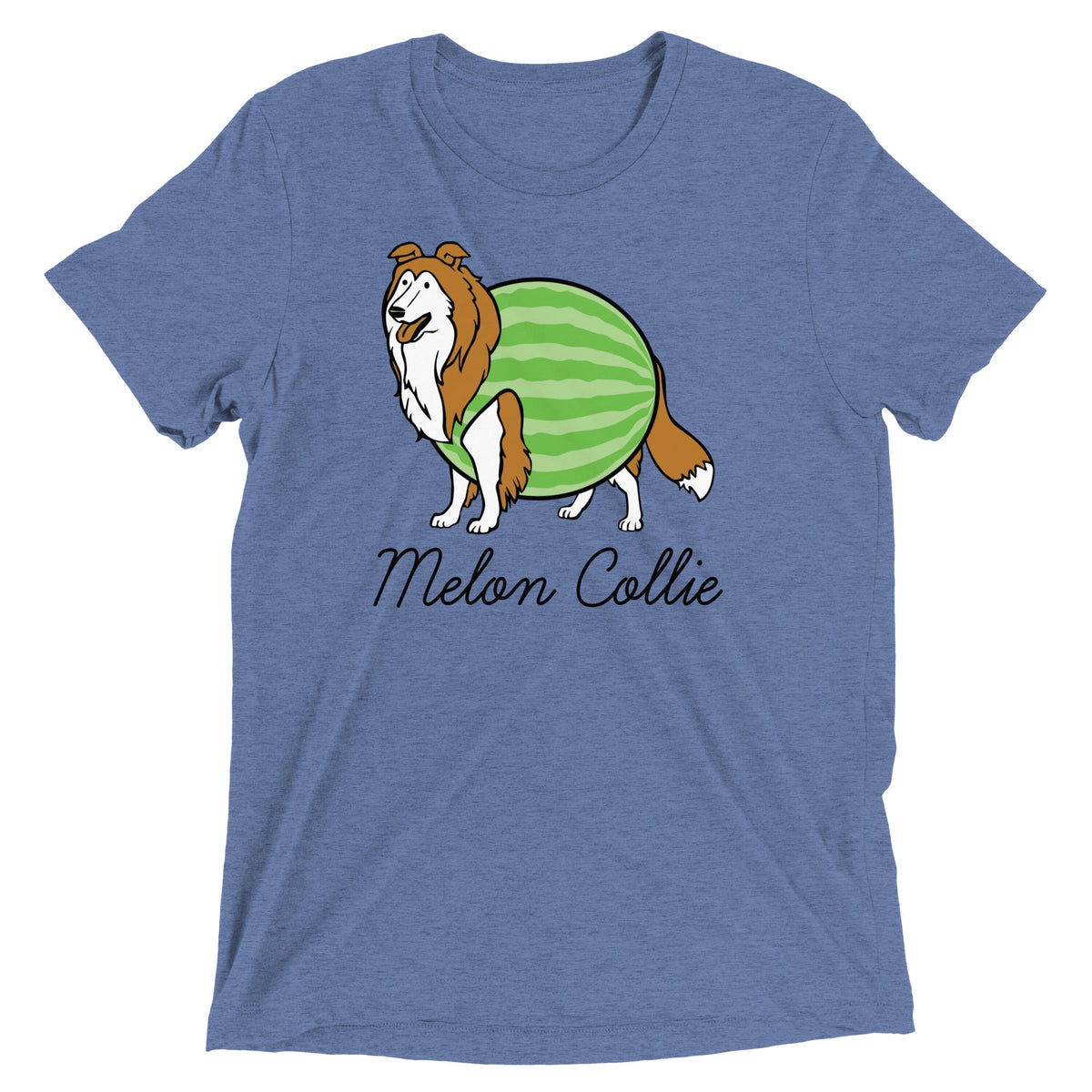 Melon Collie Men's Tri-Blend Tee product image 3