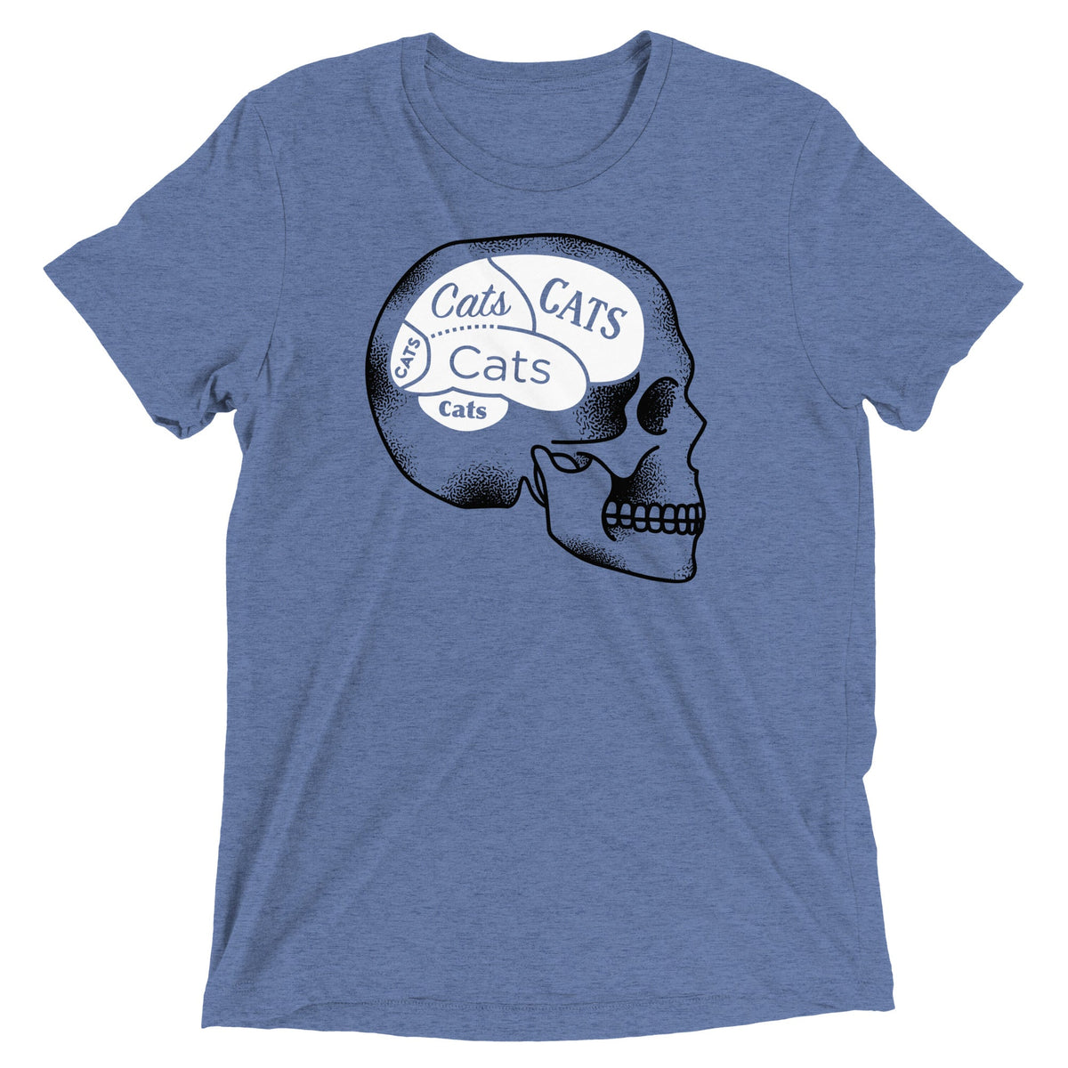 Cats On The Brain Men's Tri-Blend Tee product image 1