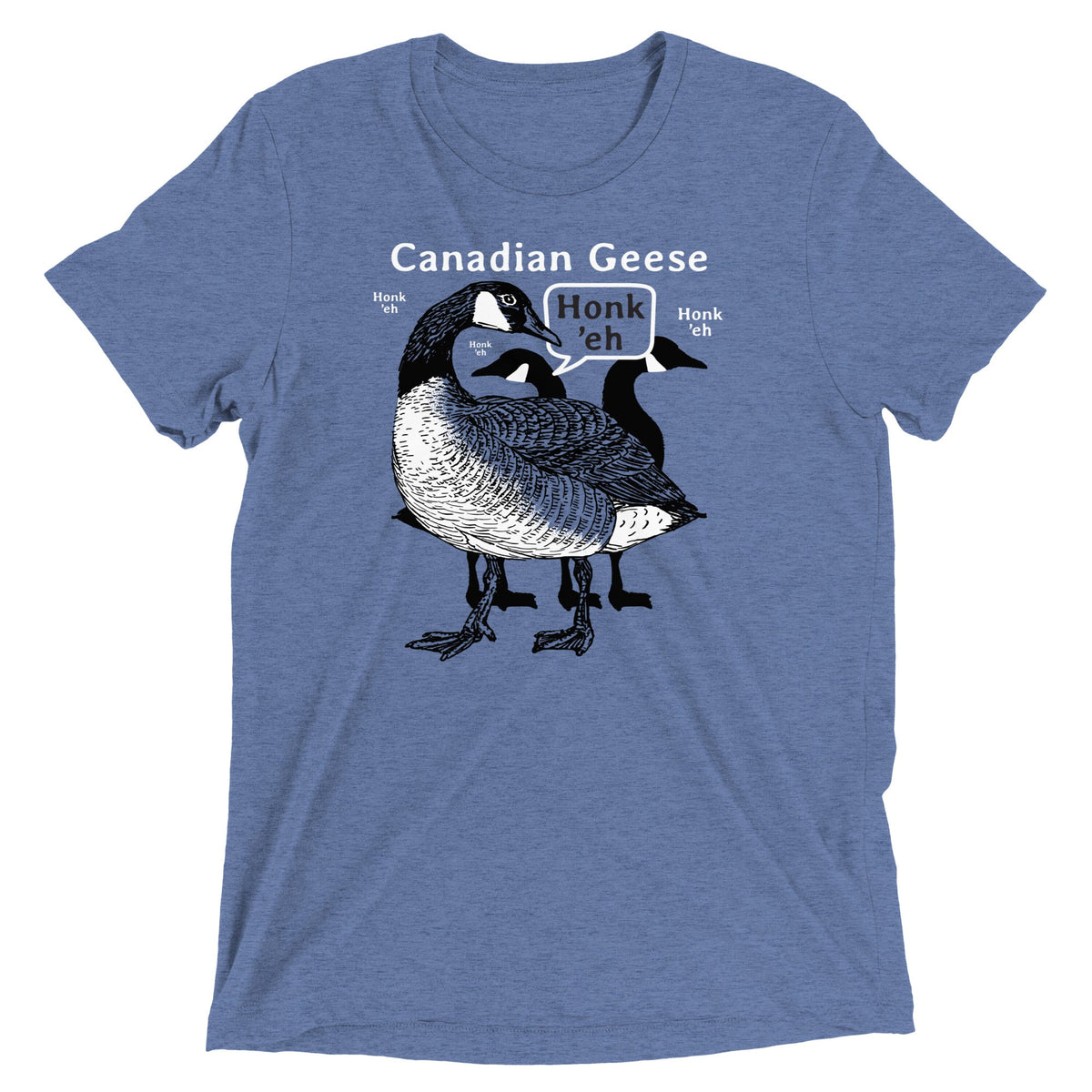 Canadian Geese Men's Tri-Blend Tee product image 2