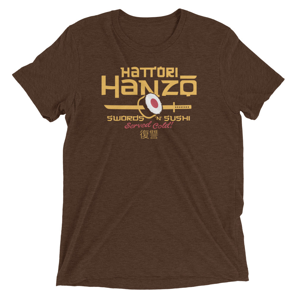 Hattori Hanzo Swords 'n' Sushi Men's Tri-Blend Tee product image 3