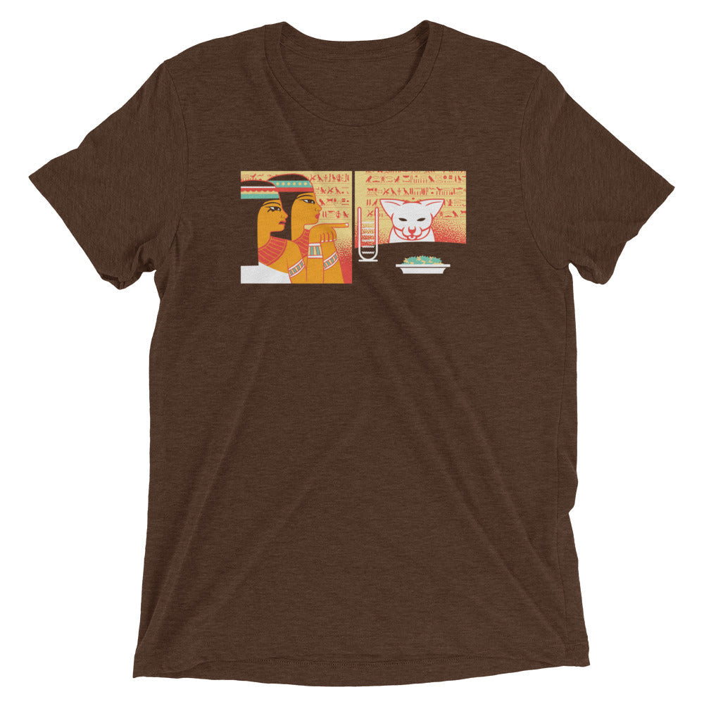 Egyptian Cat Men's Tri-Blend Tee product image 3