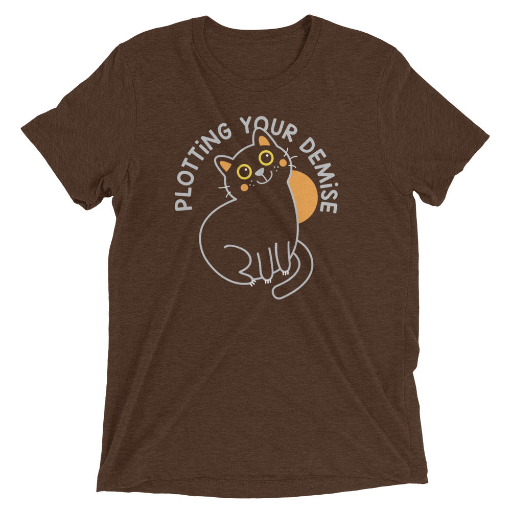 Plotting Your Demise Men's Tri-Blend Tee product image 3