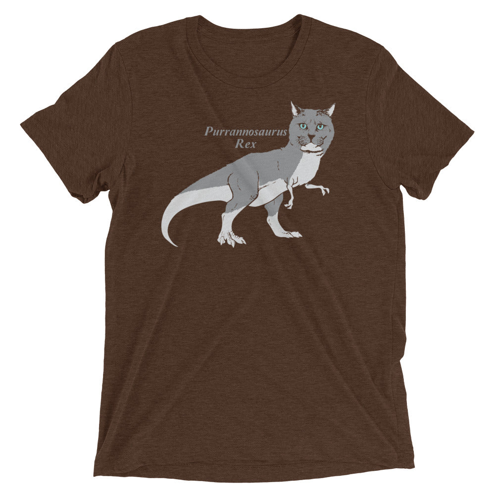 Purrannosaurus Rex Men's Tri-Blend Tee product image 3