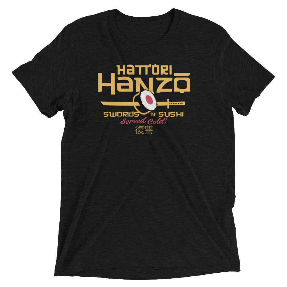 Hattori Hanzo Swords 'n' Sushi Men's Tri-Blend Tee product image 1