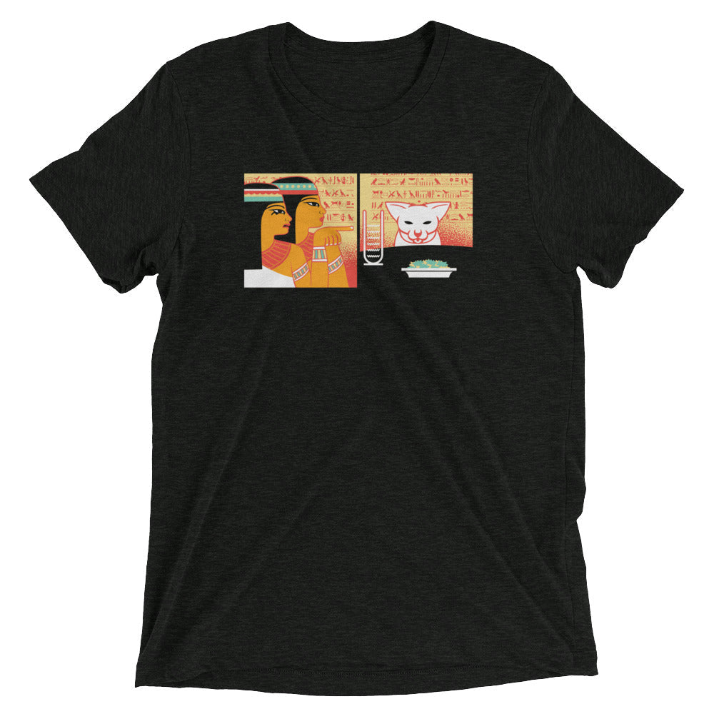 Egyptian Cat Men's Tri-Blend Tee product image 1