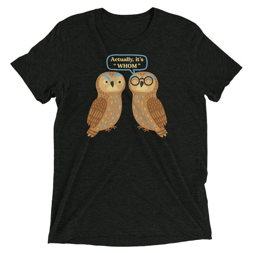 Actually, It's Whom Men's Tri-Blend Tee product image 2