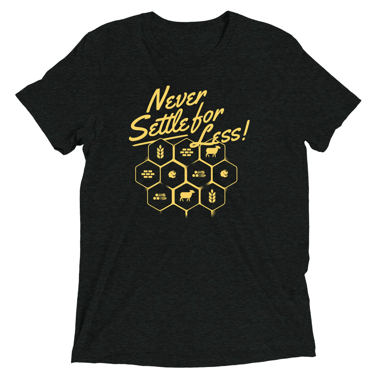 Never Settle For Less Men's Tri-Blend Tee product image 2