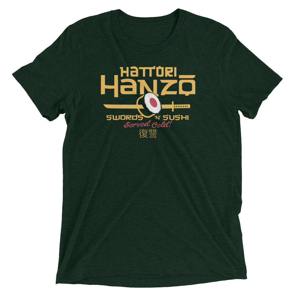 Hattori Hanzo Swords 'n' Sushi Men's Tri-Blend Tee product image 2