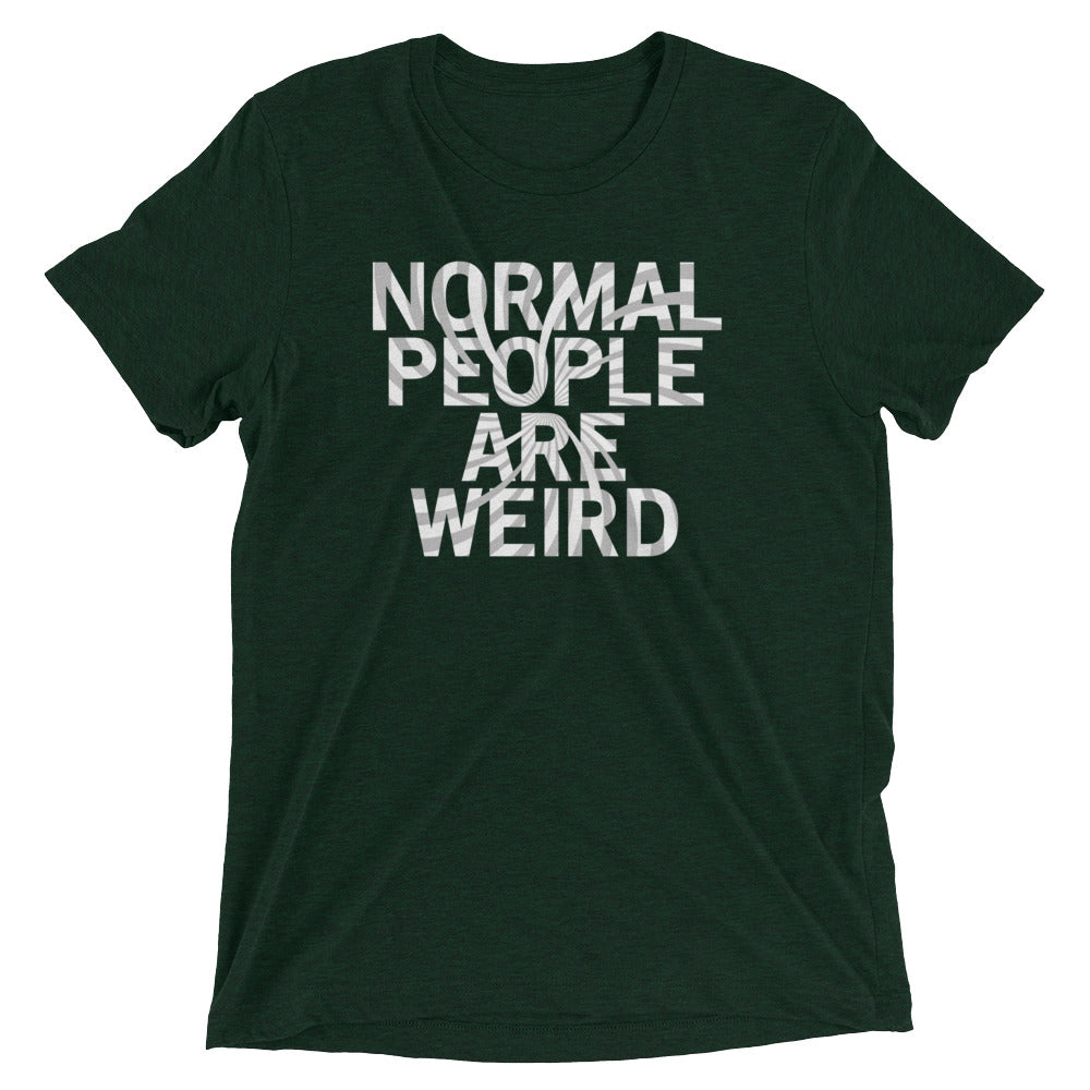 Normal People Are Weird Men's Tri-Blend Tee product image 2