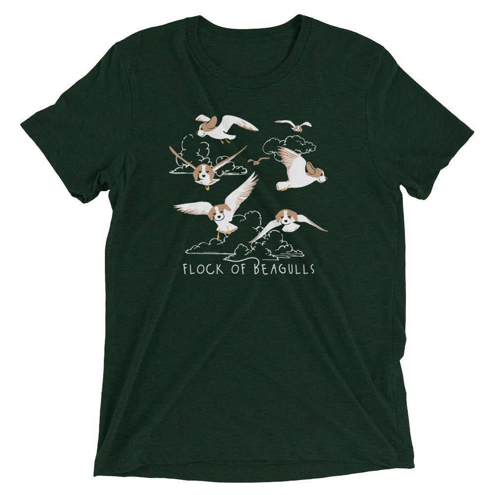Flock Of Beagulls Men's Tri-Blend Tee product image 2