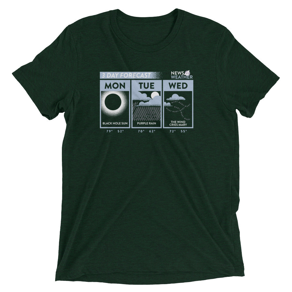 3 Day Forecast Men's Tri-Blend Tee product image 2