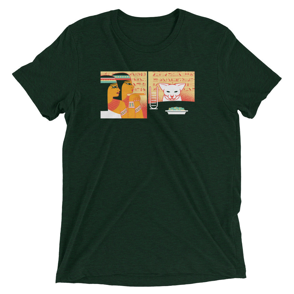 Egyptian Cat Men's Tri-Blend Tee product image 2