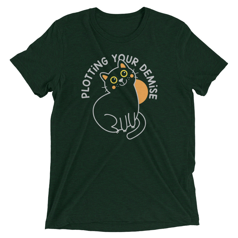 Plotting Your Demise Men's Tri-Blend Tee product image 2