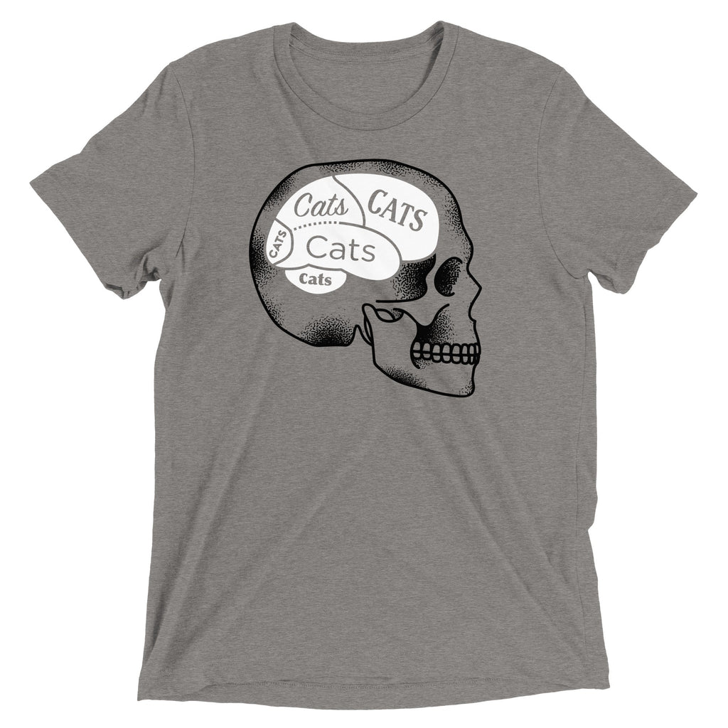 Cats On The Brain Men's Tri-Blend Tee product image 2