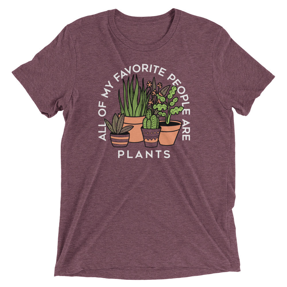 All Of My Favorite People Are Plants Men's Tri-Blend Tee product image 6