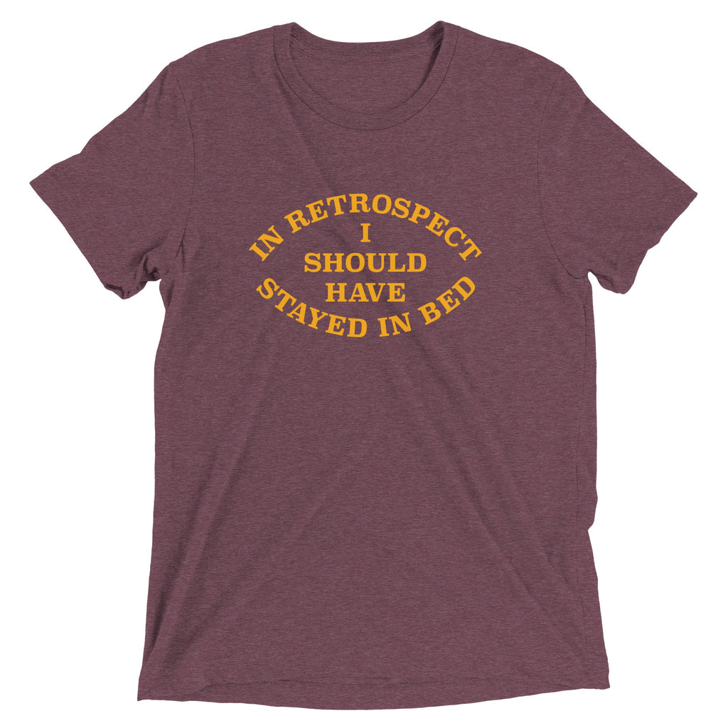 I Should Have Stayed In Bed Men's Tri-Blend Tee product image 3