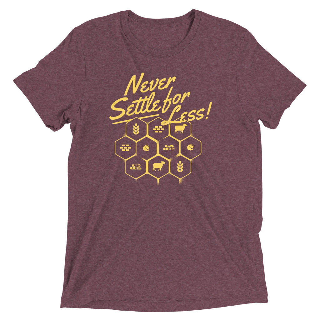 Never Settle For Less Men's Tri-Blend Tee product image 4