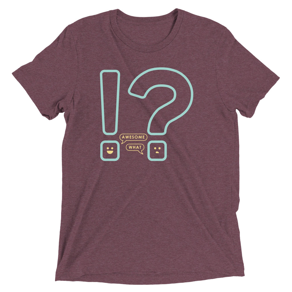 Awesome! What? Men's Tri-Blend Tee product image 2
