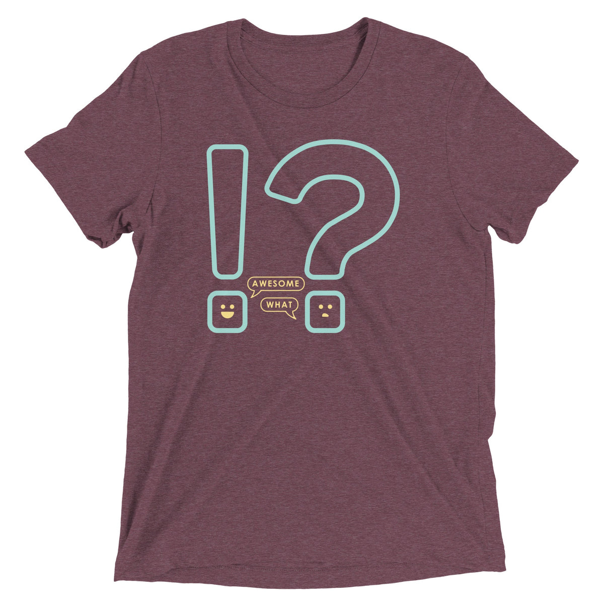Awesome! What? Men's Tri-Blend Tee product image 2