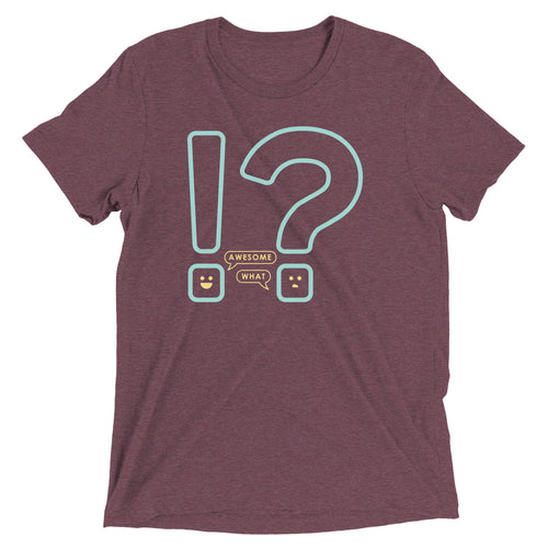 Awesome! What? Men's Tri-Blend Tee product image 2