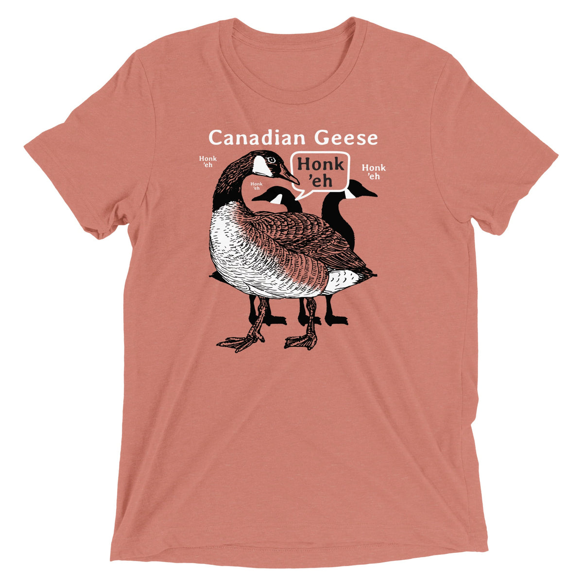 Canadian Geese Men's Tri-Blend Tee product image 4