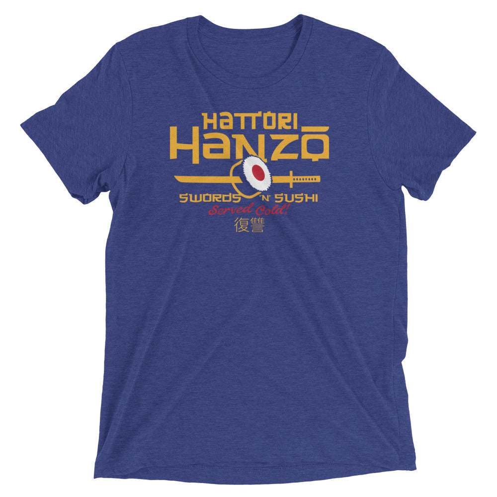 Hattori Hanzo Swords 'n' Sushi Men's Tri-Blend Tee product image 4