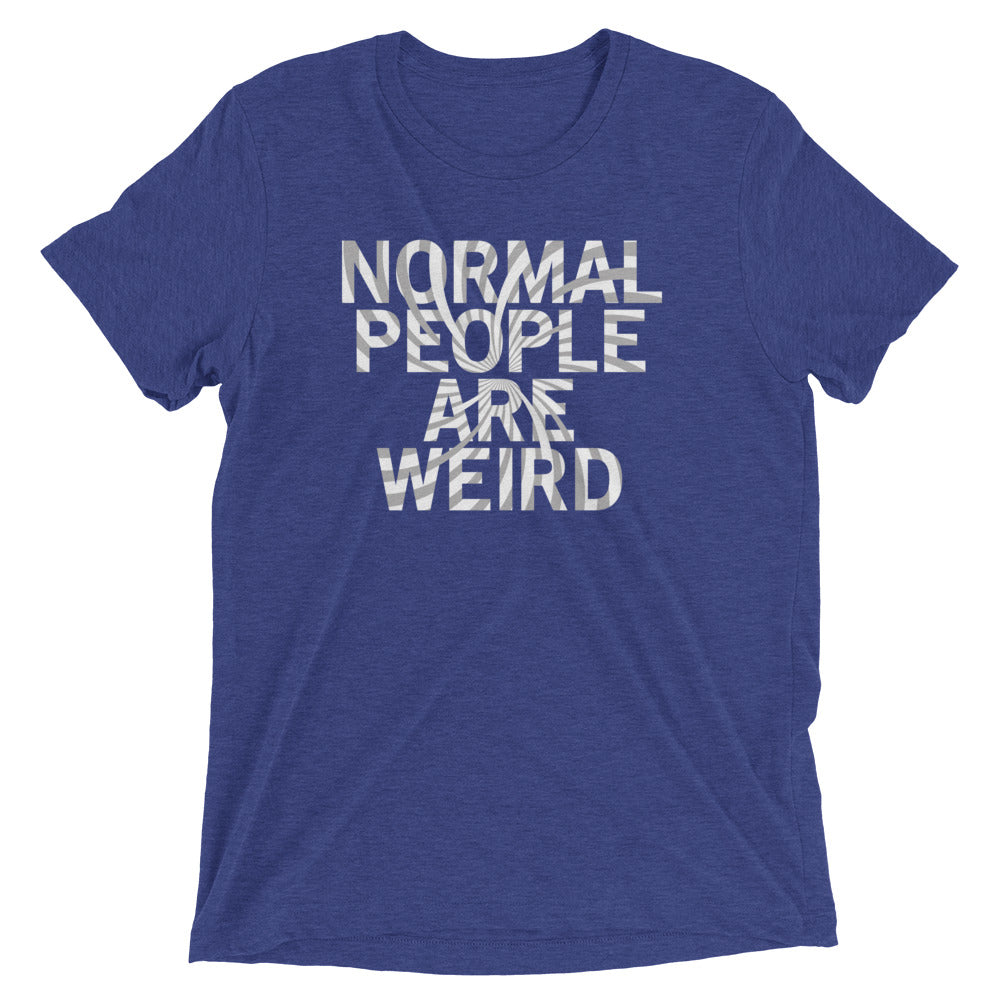 Normal People Are Weird Men's Tri-Blend Tee product image 4