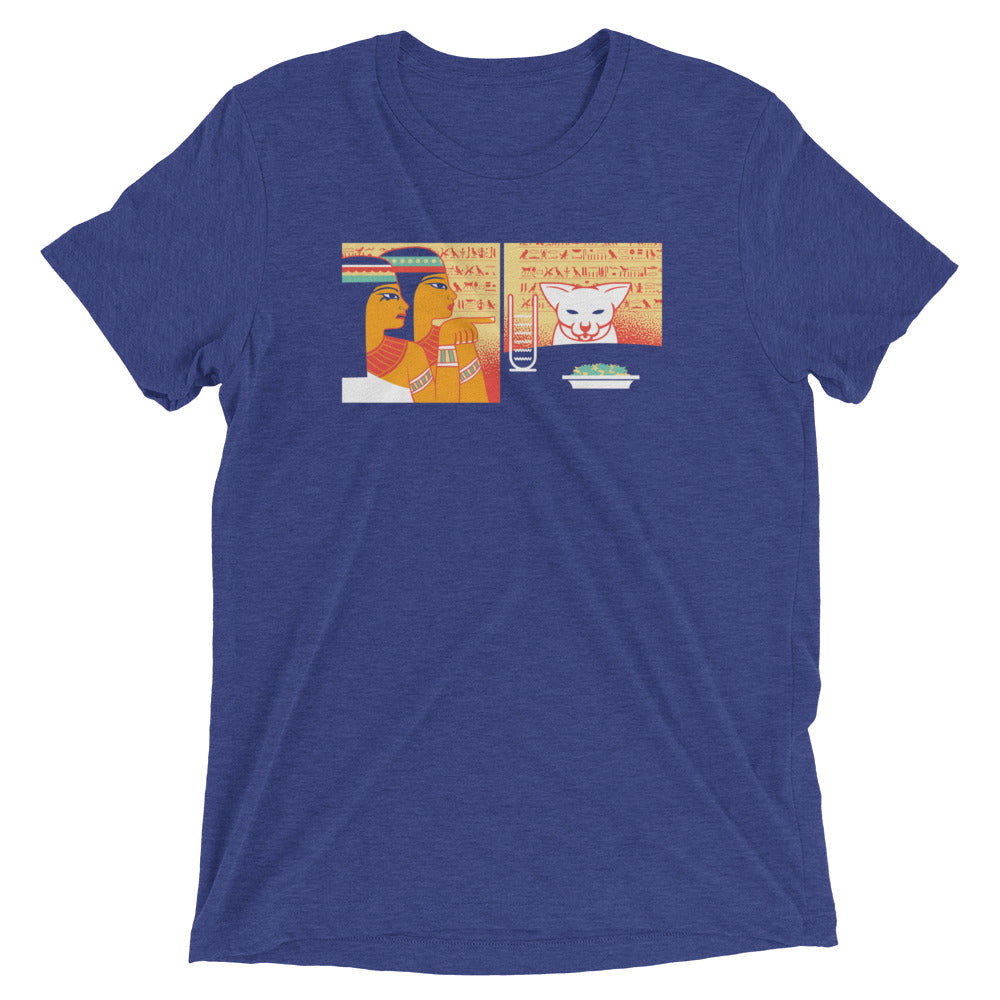 Egyptian Cat Men's Tri-Blend Tee product image 4