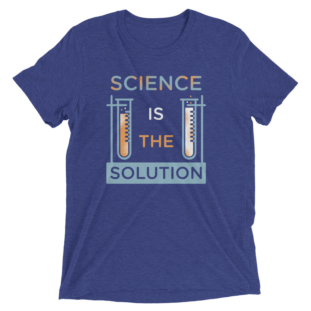 Science Is The Solution Men's Tri-Blend Tee product image 3