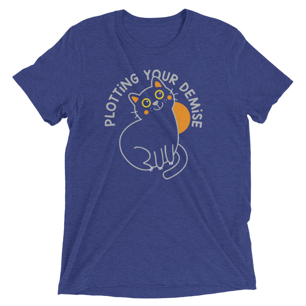 Plotting Your Demise Men's Tri-Blend Tee product image 4