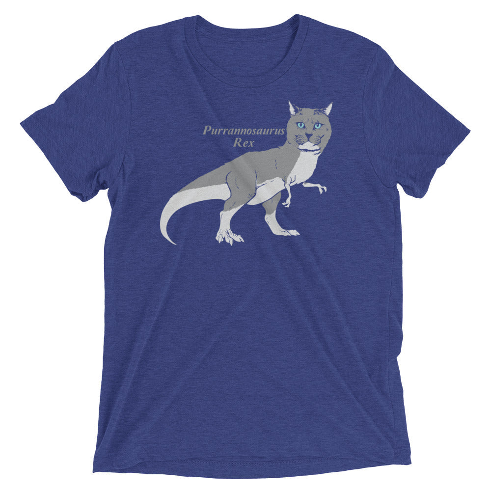 Purrannosaurus Rex Men's Tri-Blend Tee product image 4