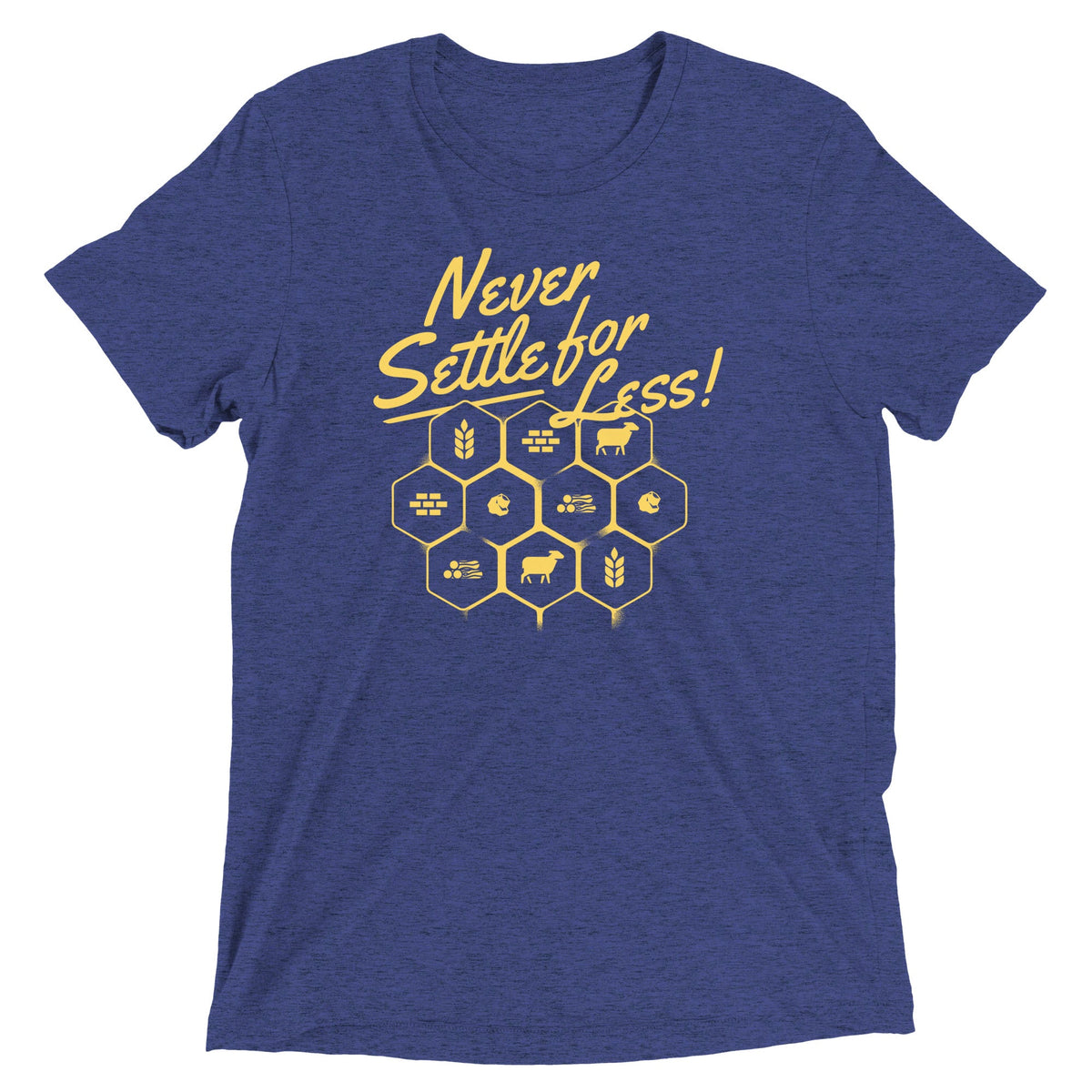 Never Settle For Less Men's Tri-Blend Tee product image 1