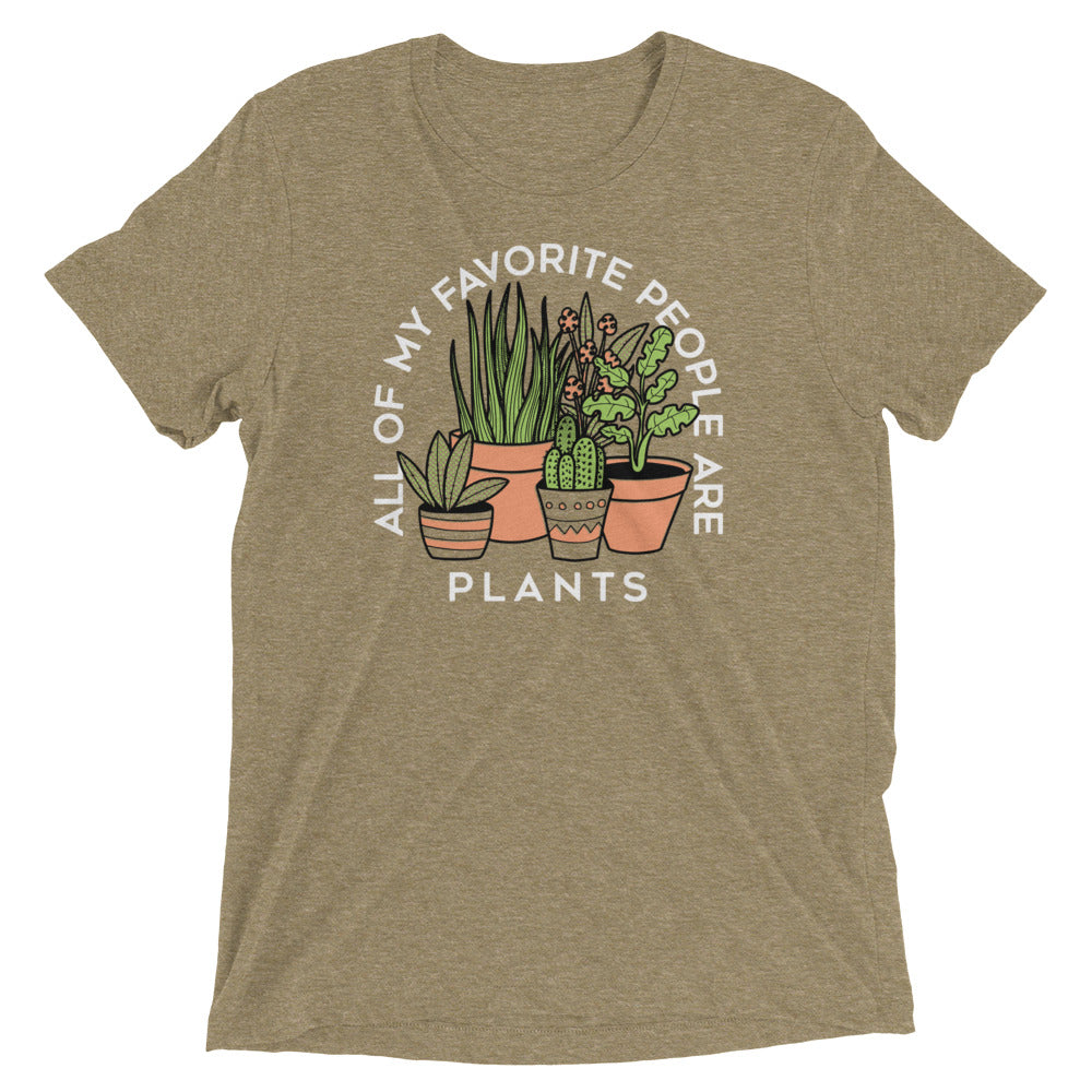 All Of My Favorite People Are Plants Men's Tri-Blend Tee product image 5