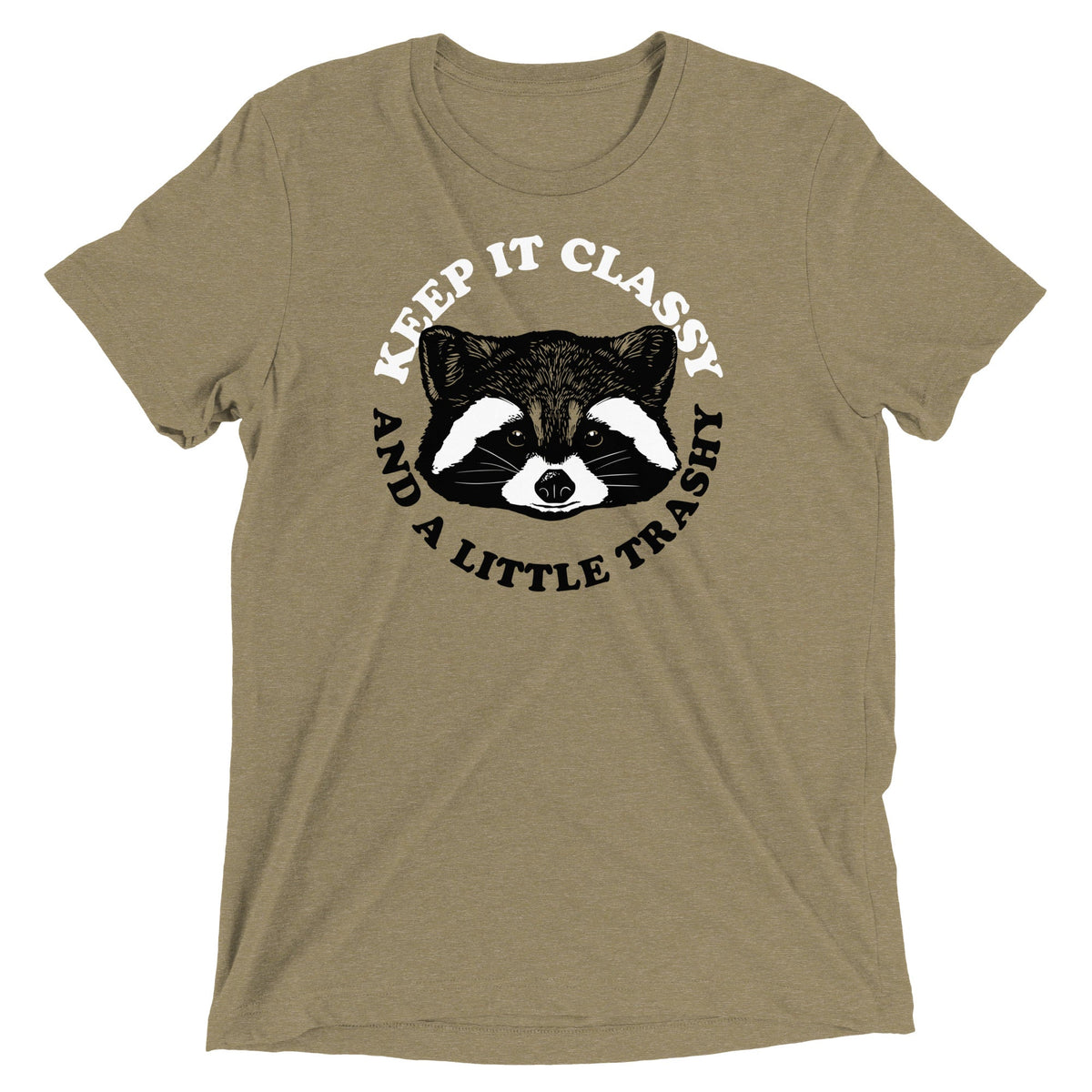 Keep It Classy And A Little Trashy Men's Tri-Blend Tee product image 4