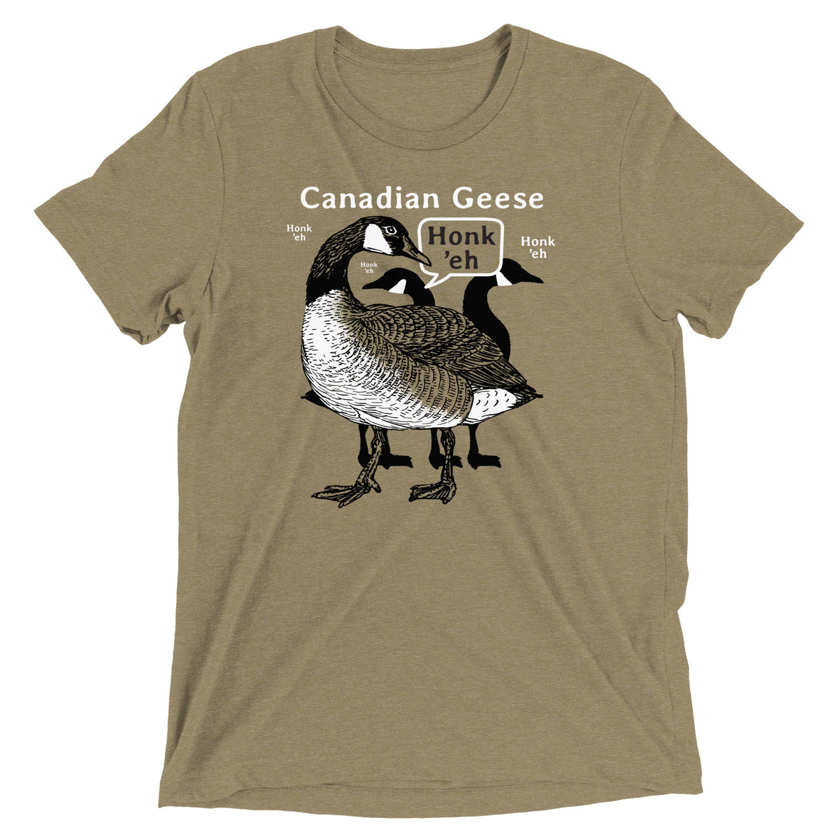 Canadian Geese Men's Tri-Blend Tee product image 3